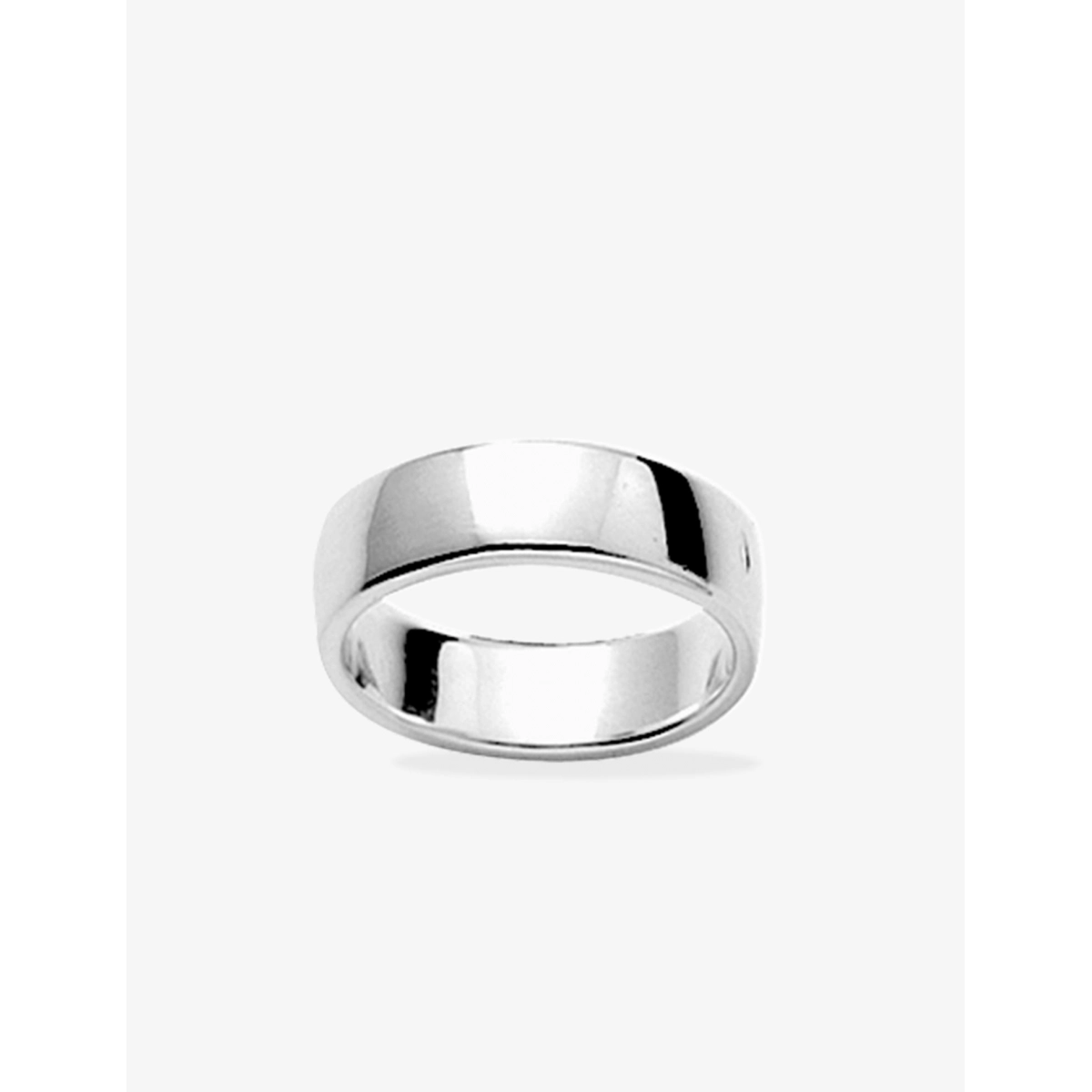 Wedding ring 5mm rh925 Silver Lua Blanca  430443 - Size 57