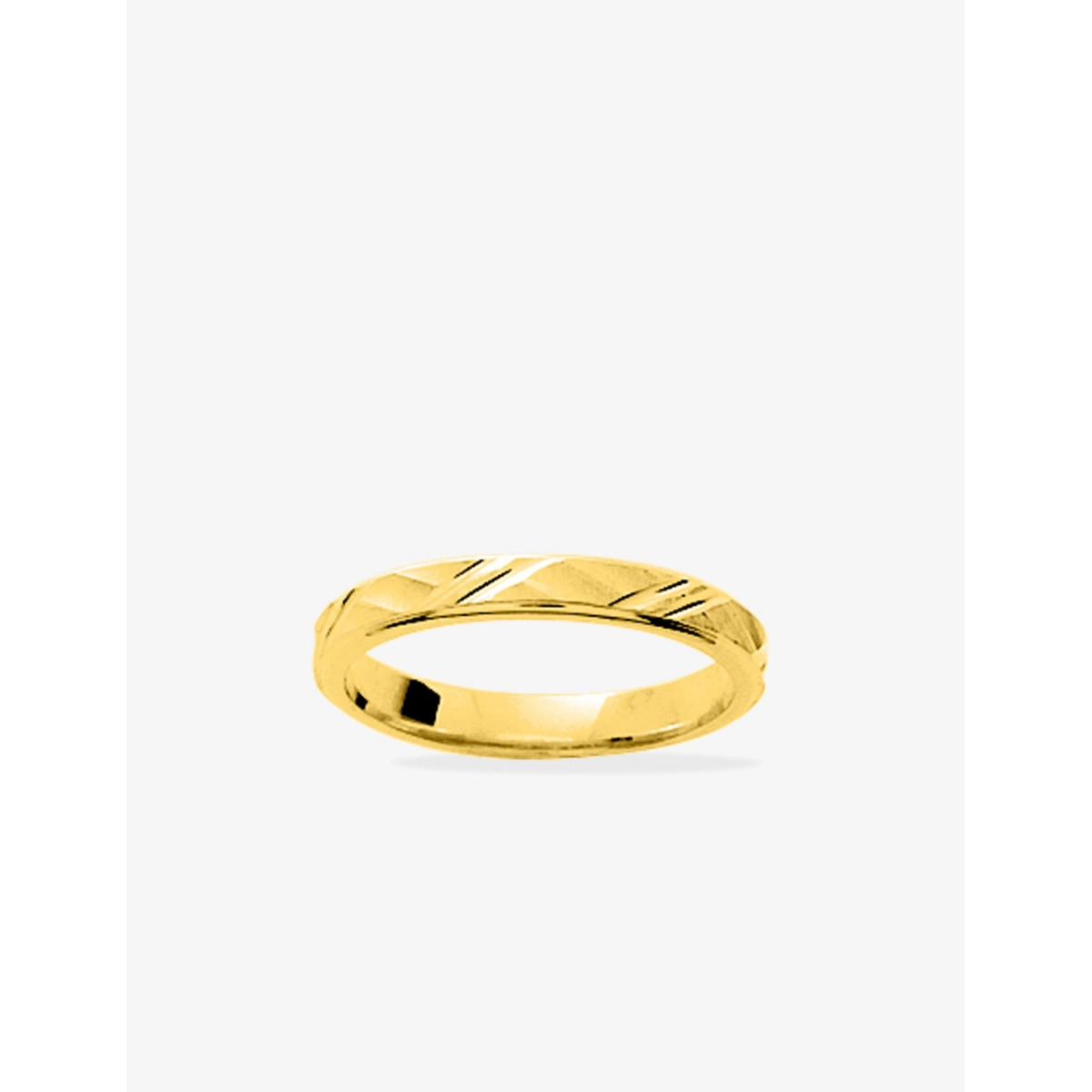 Wedding ring gold plated Brass Lua Blanca  250835 - Size 54