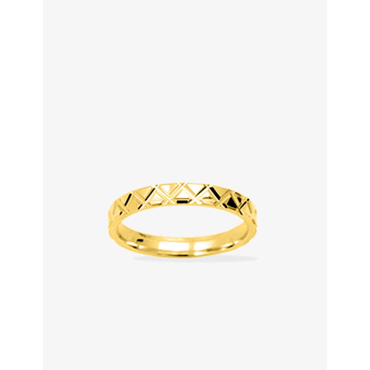 Wedding ring gold plated Brass Lua Blanca  250956 - Size 54