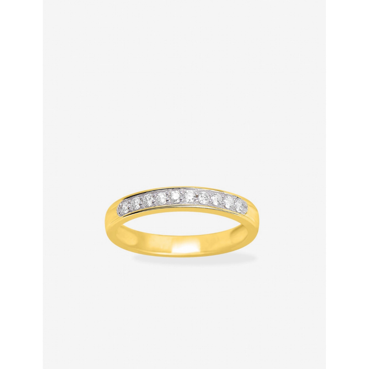 Wedding ring sol diam 0.2ct GHP1P2 18K YG Lua Blanca  1.263.33.16