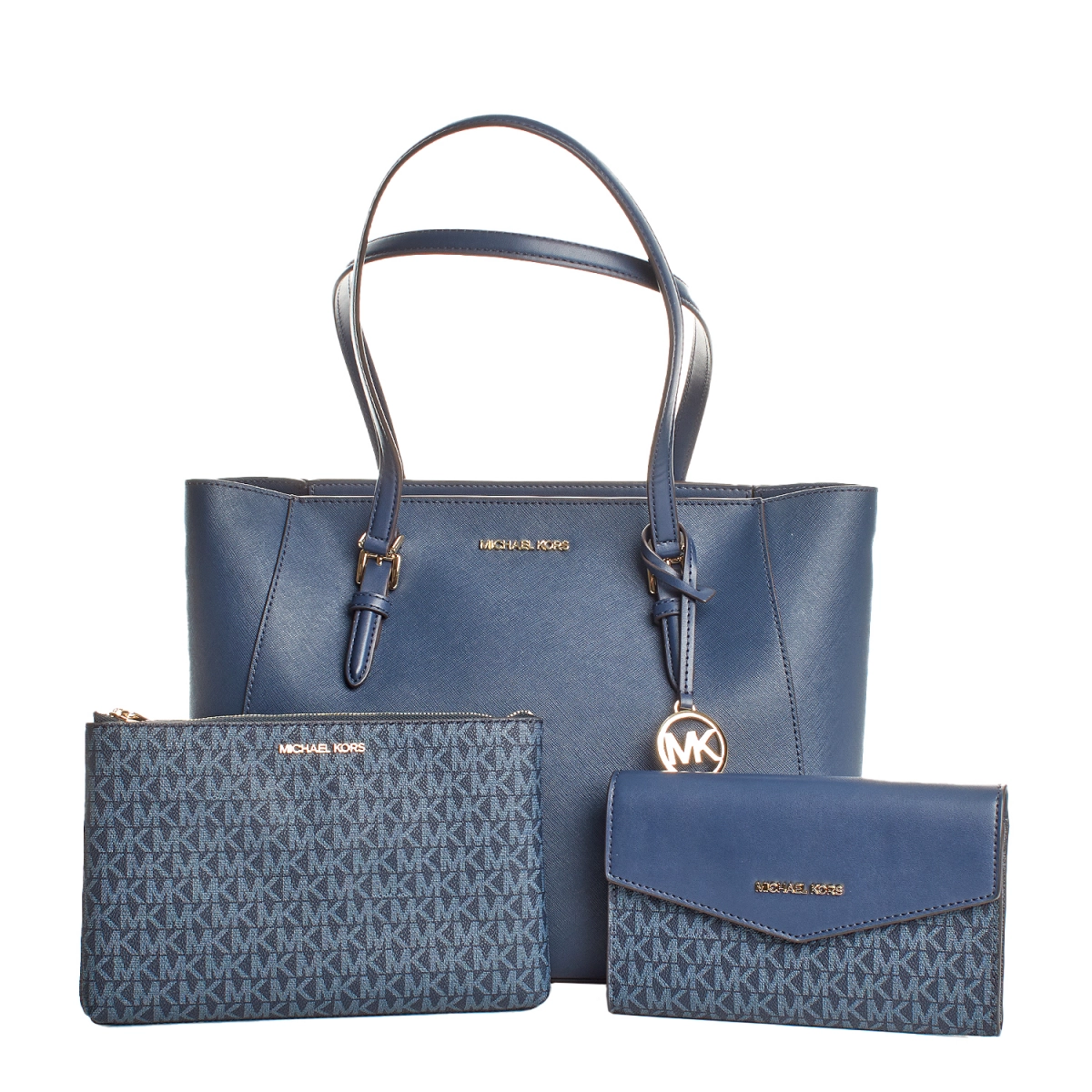 Bolso Tote Charlotte 3 en 1 Michael Kors 35R3GCFT3T mujer Color: Azul