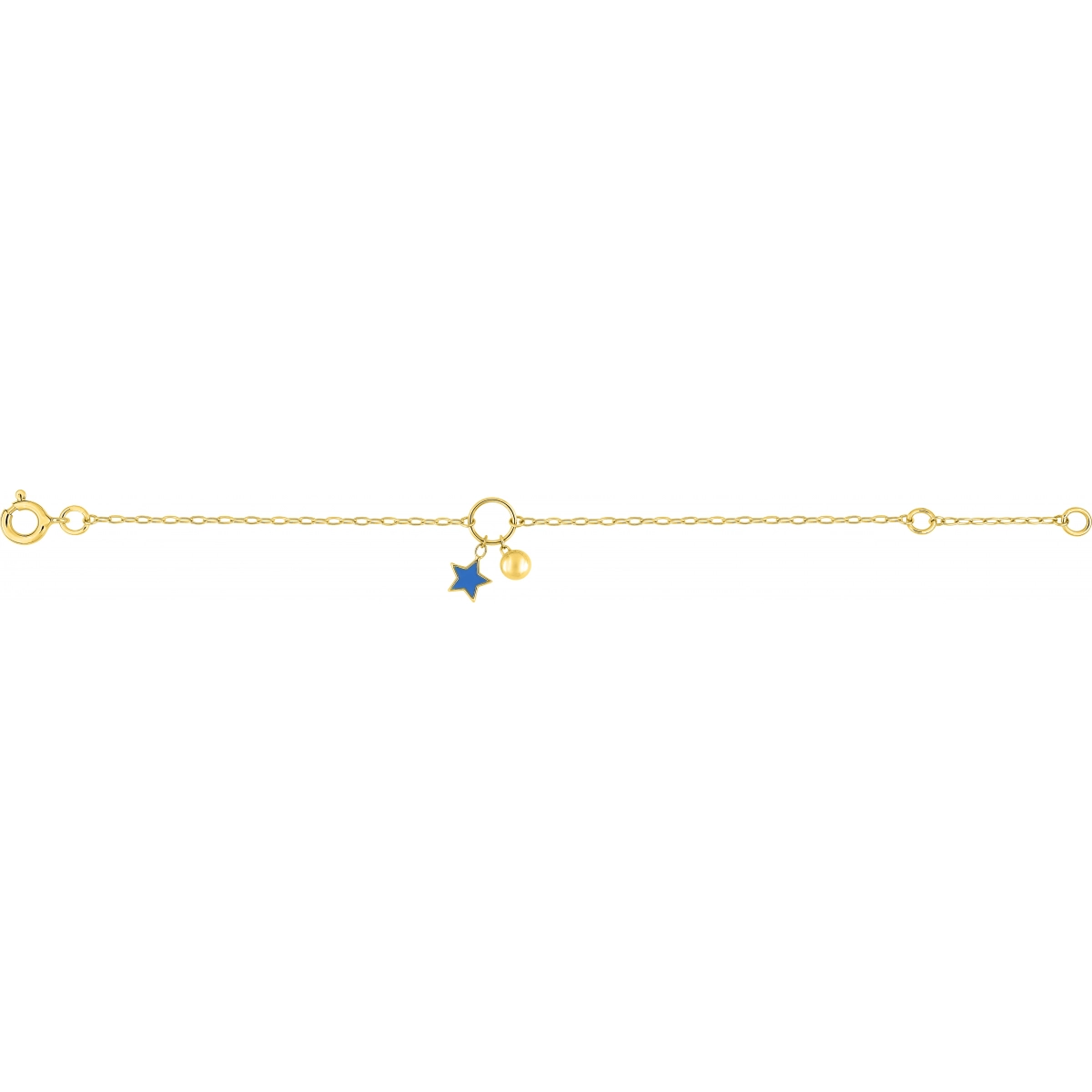 Bracelet lacquer 9K YG Lua Blanca  510583.89 - Size 14