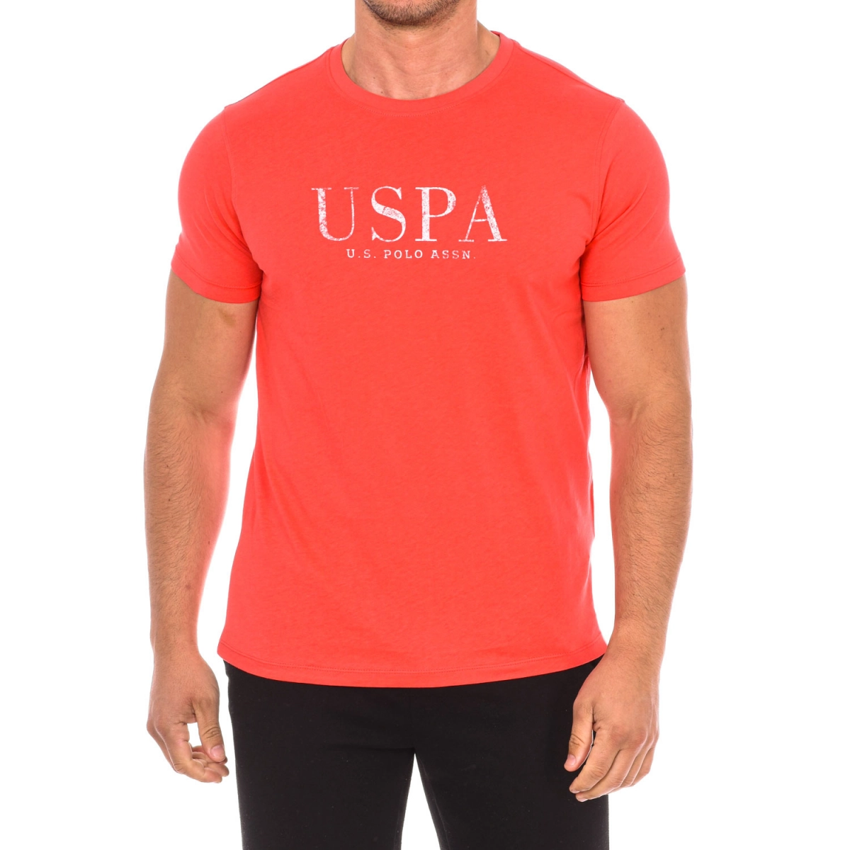 Camiseta manga corta U.S. POLO ASSN. 67953 hombre Talla: XL Color: Naranja