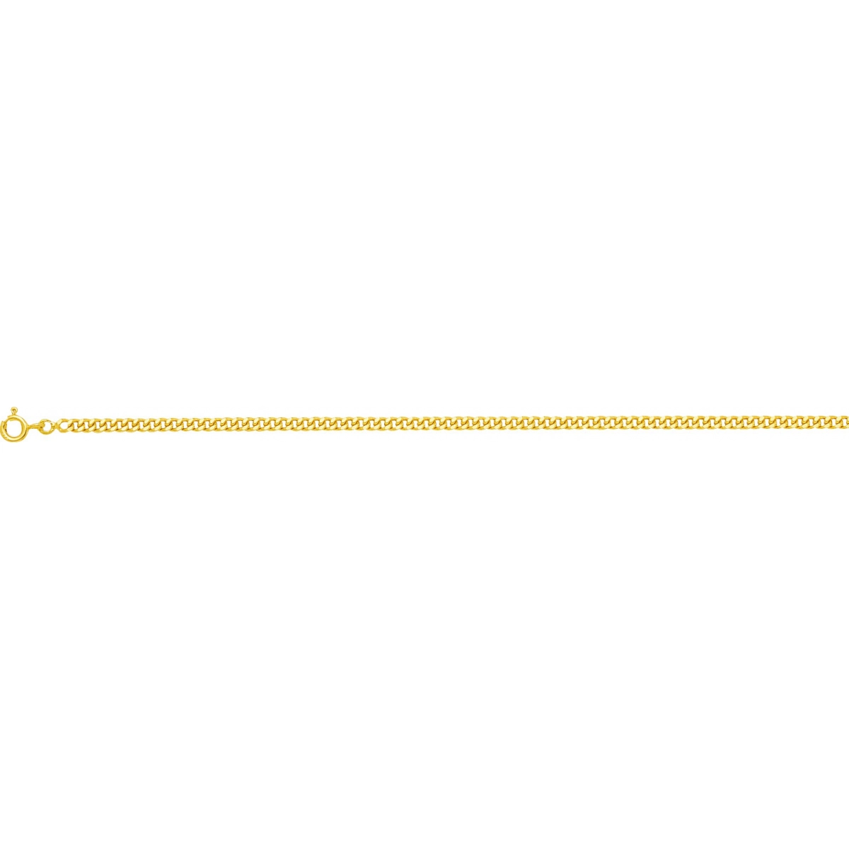 Necklace 'curb chain' 18K YG - Size: 50  Lua Blanca  G80.50